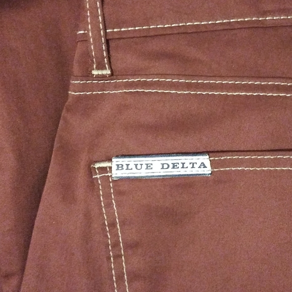 Holland & Sherry Blue Delta Men's Pants - Picture 1 of 4